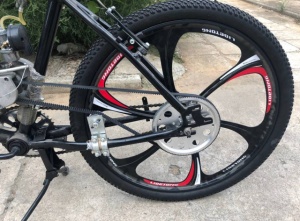 Kit conversie curea transmisie motor bicicleta (2 timpi) - Img 3