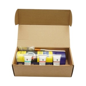 Kit intretinere sistem franare cu spray curatare frane, pasta anti-scartait, lubrifiant temperaturi ridicate si vaselina etrieri Breckner Germany - Img 3