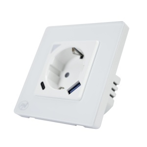 Kit Priza dubla inteligenta PNI SmartHome WP202 WiFi cu rama montaj ingropat control prin internet - Img 5