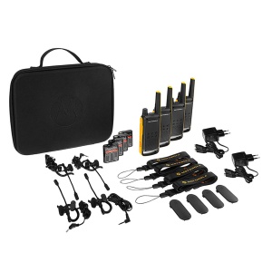 Kit Statie radio PMR portabila Motorola TALKABOUT T82 Extreme Quad set cu 4 buc + Cadou Sticky Pad Cav - Img 4