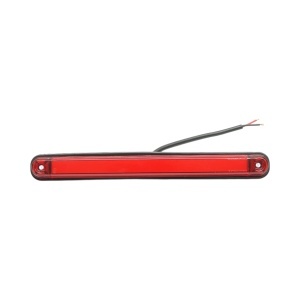 Lampa gabarit laterala LED NEON 12-24V rosie slim 235x26.5x21mm Breckner Germany