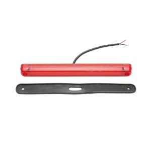 Lampa gabarit laterala LED NEON 12-24V rosie slim 235x26.5x21mm Breckner Germany - Img 2