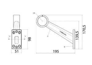 Lampa gabarit LED SMD 12-24V - Img 2
