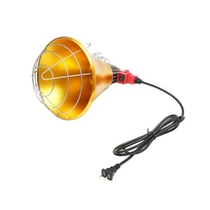 Lampa incalzire cu infrarosu pentru pui, animale 230V - Img 4