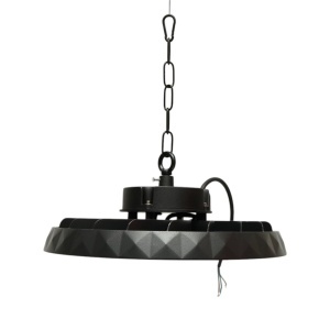 Lampa industriala LED UFO High-Bay 150W, 100-265V, 6500K, 24000lm pentru hale, depozite 330x45mm IP65 Breckner Germany - Img 2