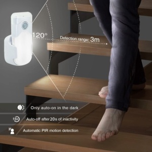 Lampa multifunctionala cu senzor de miscare, lanterna si lumina de urgenta, PRIZA V - Img 2