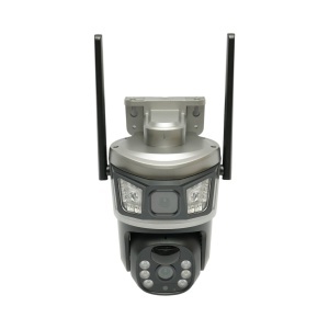 Lampa solara LED iluminat stradal 800W cu camera supraveghere duala 6MP Wi-Fi, panou solar 40W, baterie LiFePO4 30000mAh, PTZ 360, night vision, detectie PIR Ai, aplicatie V380 Pro - Img 13
