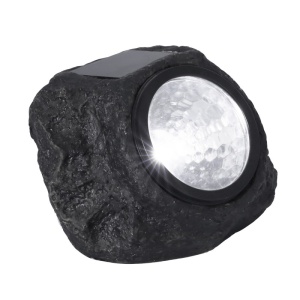 Lampa solara LED in forma de piatra
