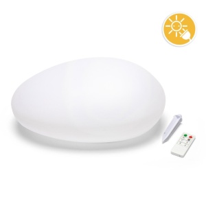 Lampa solara LED in forma de piatra