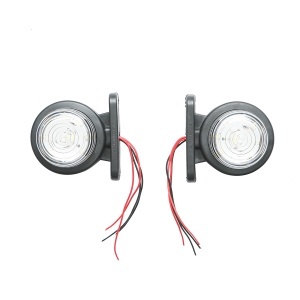 Lampi laterale de gabarit cu LED 12/24V, rosu-alb Breckner Germany - Img 1