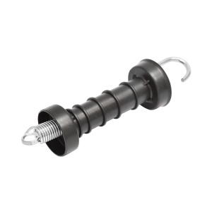 Maner poarta negru cu carlig si arc gard electric Breckner Germany - Img 2