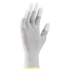 Manusi de protectie statica Ardon PULSE TOUCH ESD, cu poliuretan la degete 10 GRI - Img 2