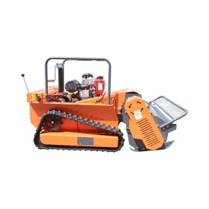 Masina de tuns iarba cu telecomanda pe senile, motor diesel 12.5CP, 499cc, latime de taiere 1000mm THOR - Img 5
