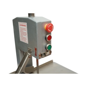 Masina electrica de taiat carne si oase 850W, 220V, viteza taiere 9.5 m/s, lama fierastrau 1200mm - Img 12