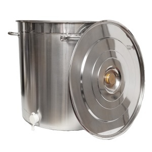 Maturator din inox cu capac pentru miere de albine 300kg