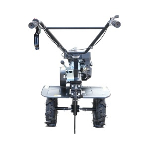 Motocultor 7CP cu freza 100cm, motor benzina 4 timpi 212cc OHV, viteze 2+1, transmisie pe curea, roti 4.00-8 Breckner Germany - Img 5