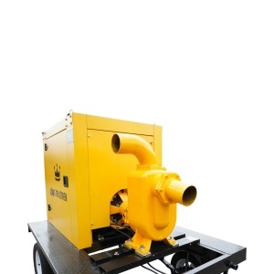 Motopompa agricola diesel pentru ape murdare 39CP, 6 toli autoamorsanta, debit 200 m3/h pe remorca tractabila KONIG TRAKTOREN - Img 8