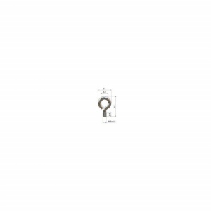 Ochi de nichel pentru capac de sina perdea 25 buc - M3x3,5 - Img 3