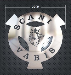 Ornament universal cromat SCANIA Vabis 25cm