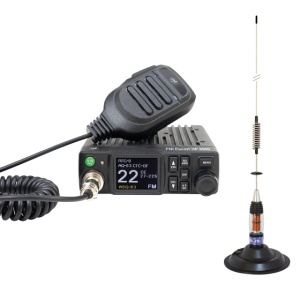 Pachet Statie radio CB PNI Escort HP 8900 ASQ, 12-24V + Antena CB PNI ML70, 70 cm cu baza magnetica 145 mm inclusa - Img 7