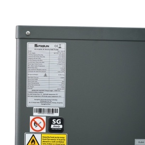 Pompa de caldura aer-apa monobloc 30kW, 380V, 75°C, R290 SPRSUN - Img 7