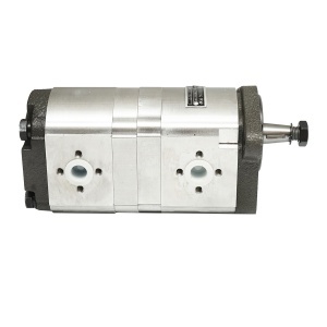 Pompa hidraulica cu sens rotatie stanga, debit 14+8cm3 pentru Claas, Renault 7700035525 - Img 3