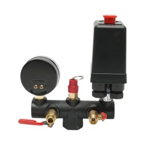 Presostat complet cu manometru 220V, 15A, presiune maxima 12 bar pentru compersor aer DISGM62, DISGM63, DISGM66 - Img 3