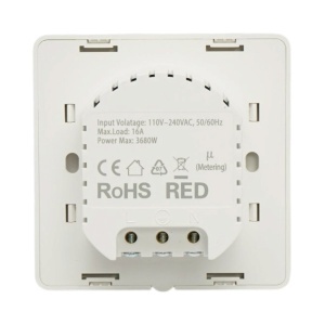 Priza incastrata inteligenta smart Wi-Fi alba 110-240V, 16A, 3680W, monitorizare consum, Bluetooth, aplicatie Tuya Smart Life - Img 4