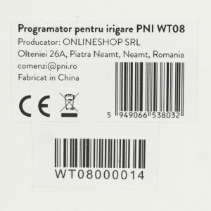Programator pentru irigare PNI WT08, irigare automata si manuala, setare ora, durata si zile irigare - Img 5