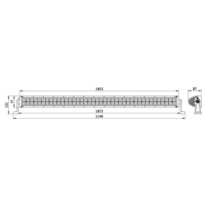 Proiector 80 LED 1140mm 240W - Img 2