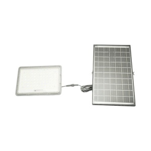 Proiector LED 300W, 6500K cu panou solar bifacial 30W, baterie LiFePO4 15000mAh si telecomanda IP66 Breckner Germany - Img 2