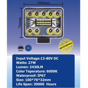 Proiector LED SMD - 27W - 2 FAZE - Img 2