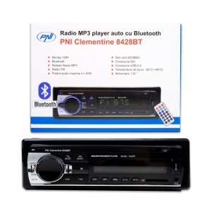 Radio MP3 player auto PNI Clementine 8428BT 4x45w 1 DIN cu SD, USB, AUX, RCA si Bluetooth - Img 7