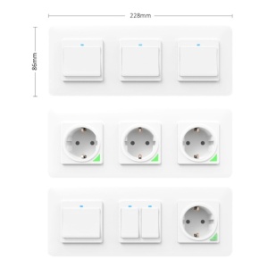 Rama tripla PNI WS3 pentru intrerupator sau priza inteligenta PNI SmartHome - Img 7