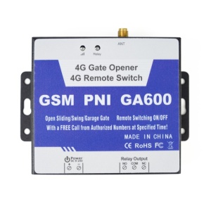 Releu GSM 4G PNI GA600 pentru comanda usi de garaj, porti, bariere, iesire 3A 240V, compatibil cu cartele GSM Orange - Img 6