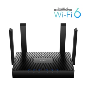 Router Wi-Fi PNI WR3000, LAN/WAN, Wi-Fi 6, Mesh Wi-Fi Router, 802.11ax, 160MHz, MU-MIMO, negru - Img 2