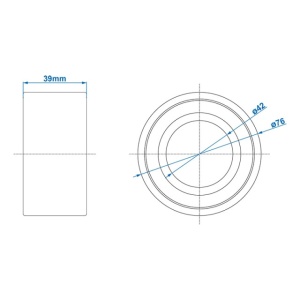 Rulment compact 42/76x39mm universal - Img 5