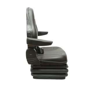 Scaun universal cu suspensie pe aer, reglabil pe inaltime si greutate 50-140Kg, cotiere si spatar rabatabil 50-90° pentru tractor, utilaje agricole, industriale, stivuitor - Img 5