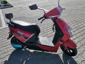 Scuter electric RDB STAR, 2000W, fara permis, 25 km/h ROSU, CIV inclus