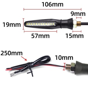 Semnale led scuter tip banda (rosu) - Img 3