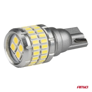 Set 2 becuri auto LED CANBUS alb T15 W16W 48SMD 4SMD 3014 3030 12V 24V - Img 3