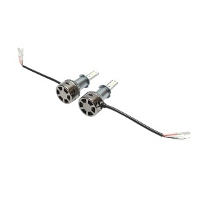 Set 2 becuri auto LED H3, 27W, 12V lumina alb rece - Img 4