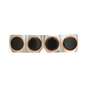 Set 25 petice vulcanizare rotunde 40mm + 1 tub adeziv Super Valcarn G 22ml pentru camere de aer M2-A Maruni made in Japan - Img 5