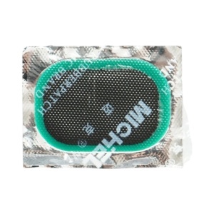 Set 48 petice vulcanizare ovale 24x35mm + 1 tub adeziv 20ml pentru camere de aer M-48 Michel - Img 7
