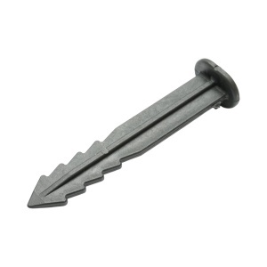 Set 50 cuie tarusi plastic negri 150mm tip harpon pentru fixare folie protectie Breckner Germany - Img 3