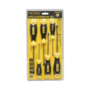 Set 6 surubelnite drepte si in cruce cu varf magnetic profesionale Cr-V Crownman - Img 4
