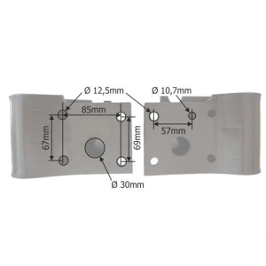 Set arc foaie mecanism hidraulic stanga/dreapta pentru Fendt cod OEM 258861030049 - Img 4