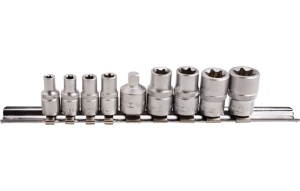 Set chei tubulare Torx, 9 buc. Jufisto