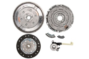 Set de ambreiaj cu rulment si volant cu masa dubla (235mm) VALEO, Duster