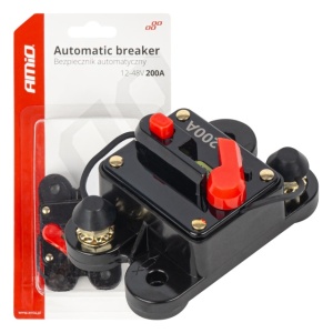Siguranta automata rearmabila cu buton de reset 200A 12-48V